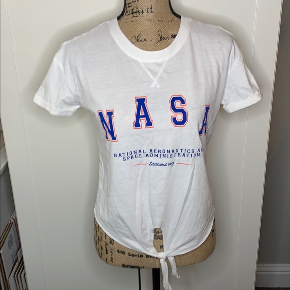 Buzz Aldrin NASA Tie Front T-Shirt
